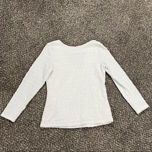 White Long Sleeve Top
